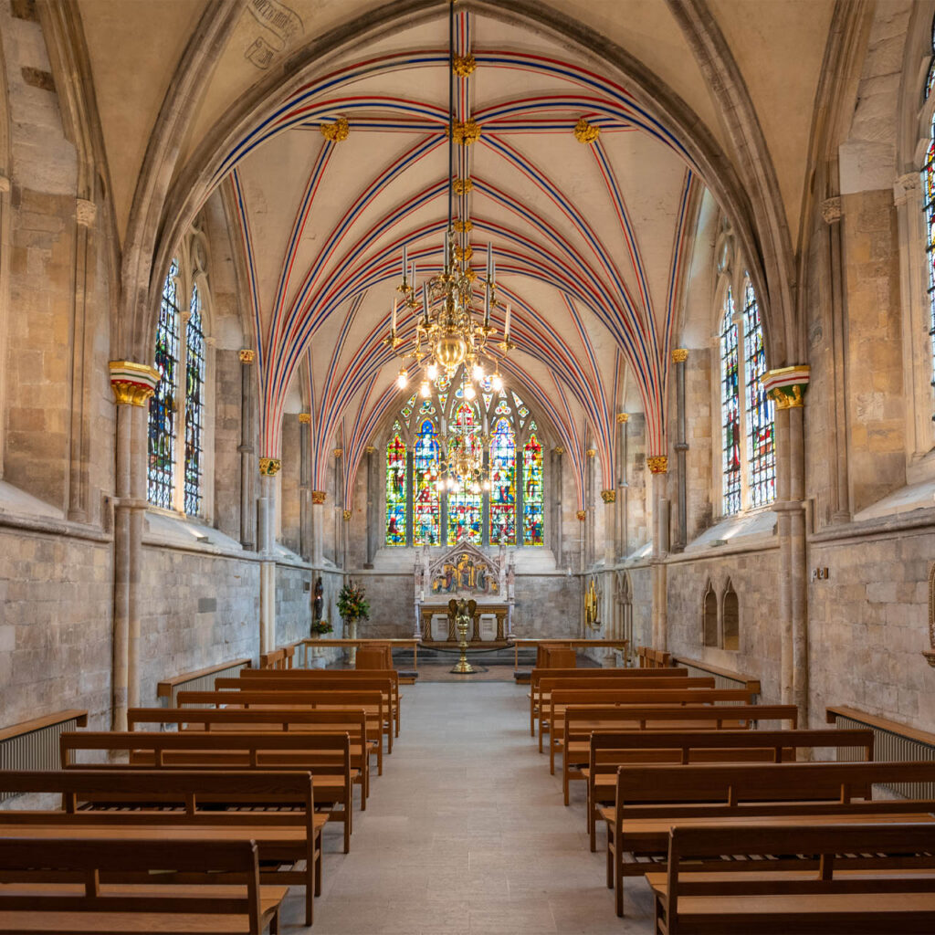 Inside of a church