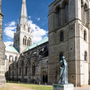 Outside shot of Chichester cathedral