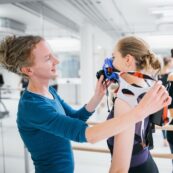 18 Dance Science 1280 X 1280 19 dance science students working with respiratory equipment
