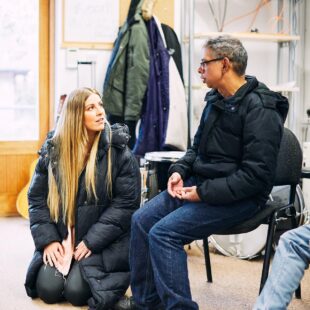 Social Work degree apprenticeship student on placement