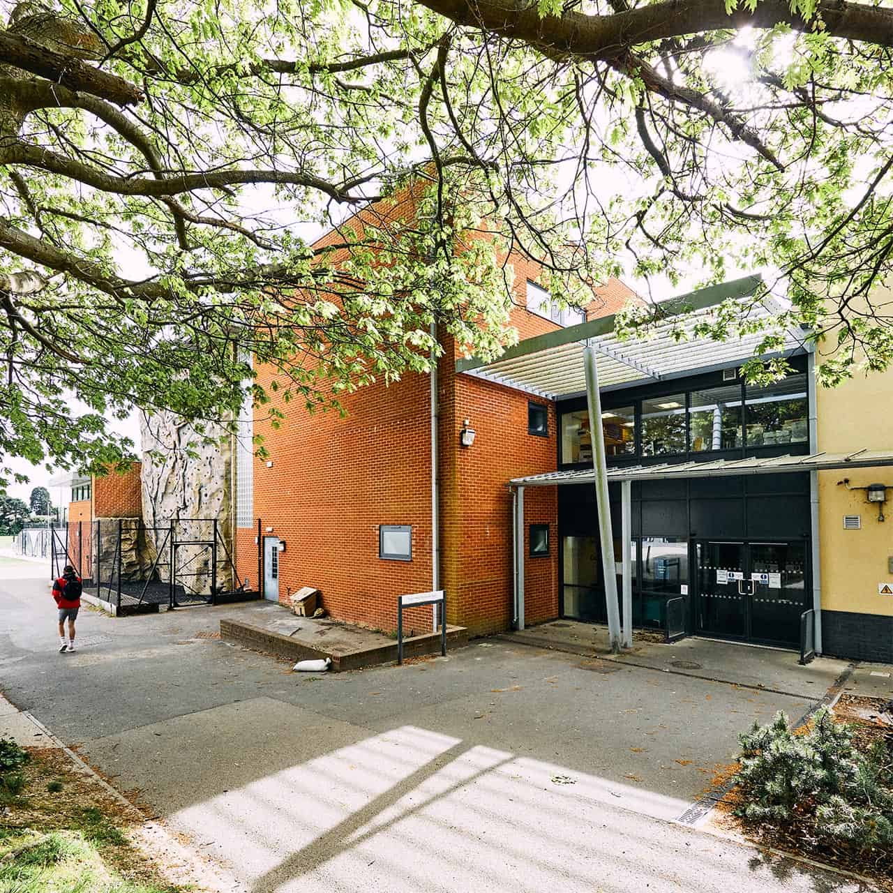 Tudor Hale Centre for Sport entrance