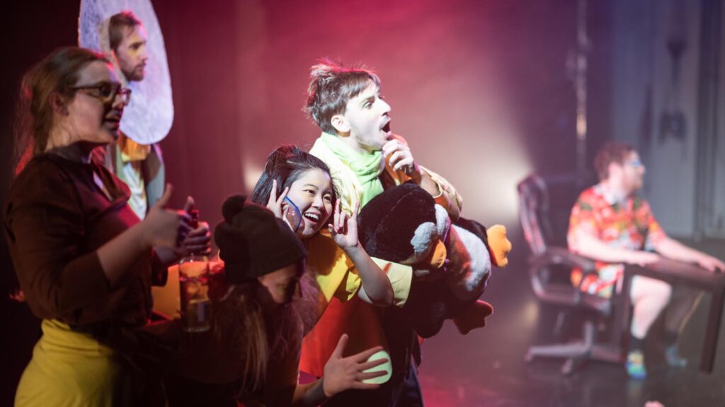 Students in a musical theatre performance