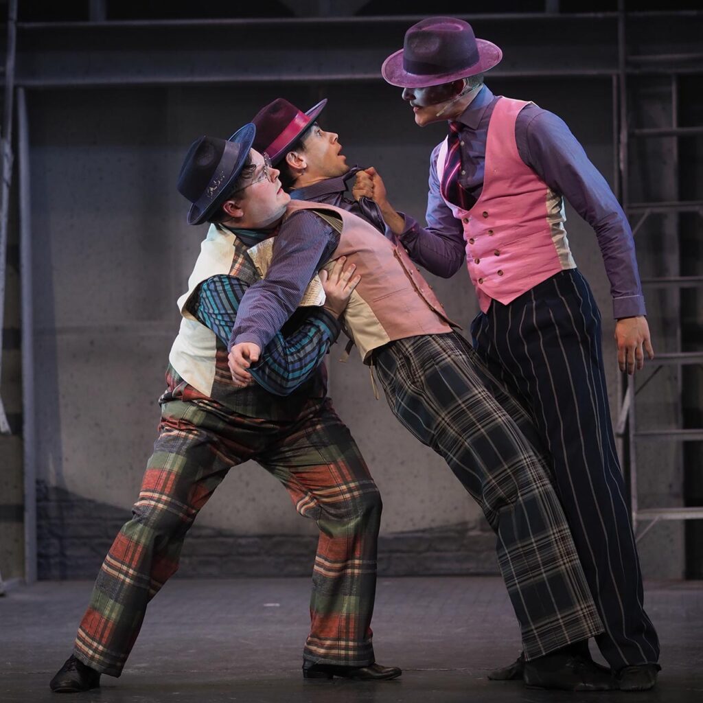 Musical Theatre Guys and Dolls on stage