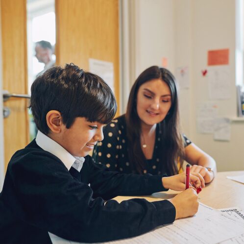 20 Teaching Education 1280 X 1280 97 teacher doing work with primary school student