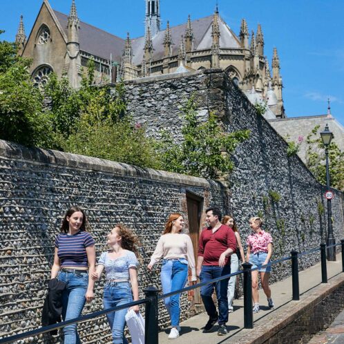 Students in Arundel Town