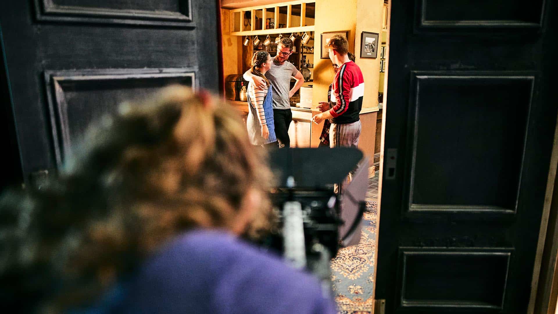 21 Tech Park Creative Industries Sound Stage 1920 X 1080 1 Students acting during filming