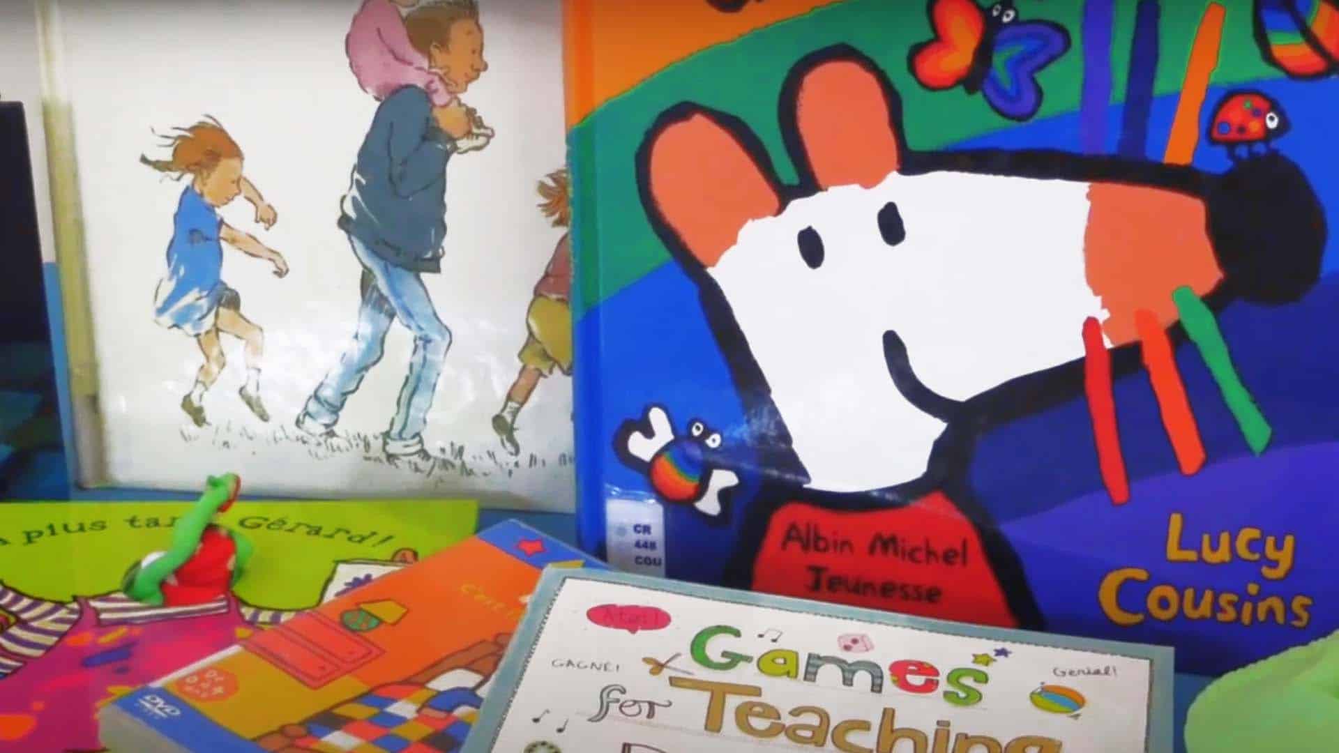 MFL Books Close up of picture books