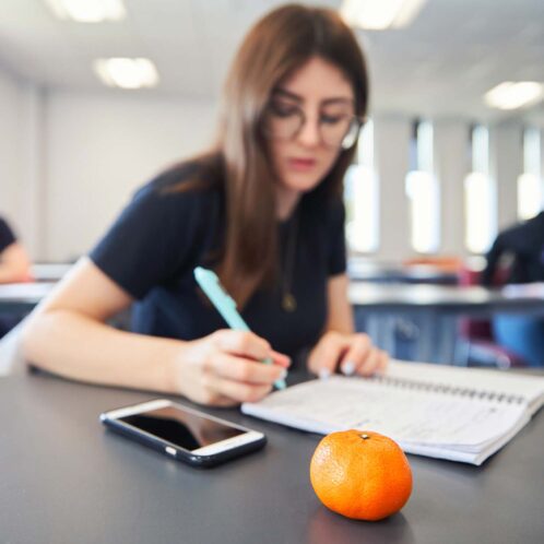 Craft Of Writing Web Blurred image of student writing