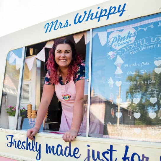 Degree Apprentice Georgia Alston From Pinks Vintage Ice Cream