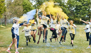 Students at Colour Run