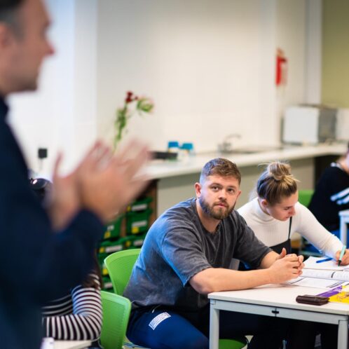 Students in lesson