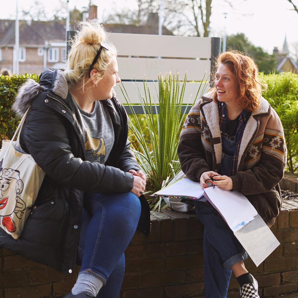 Students outside LRC