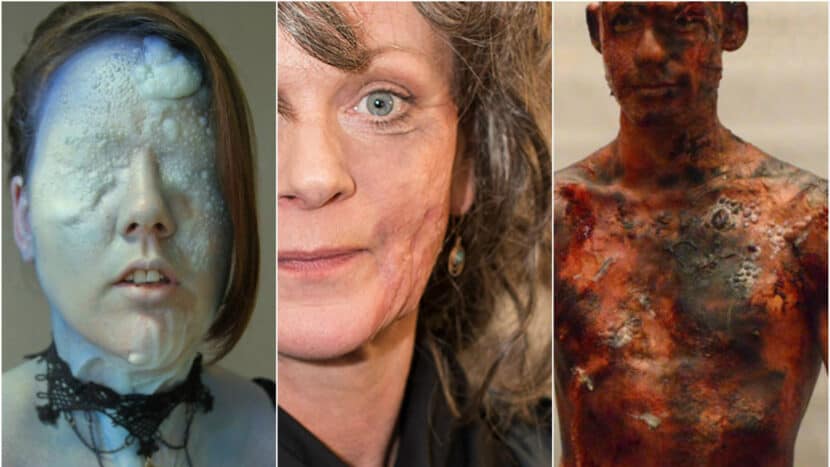 A selection of special effects makeup