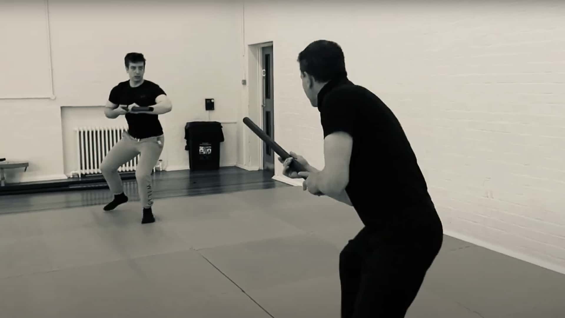 Student learning street fighting