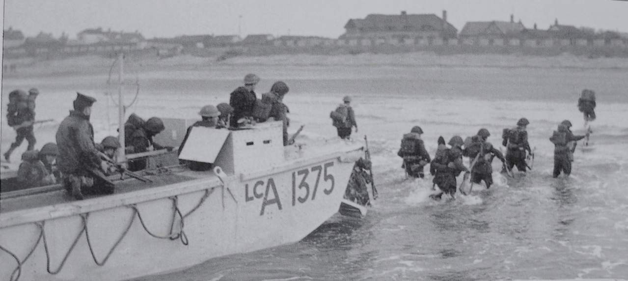 Military heading out to sea
