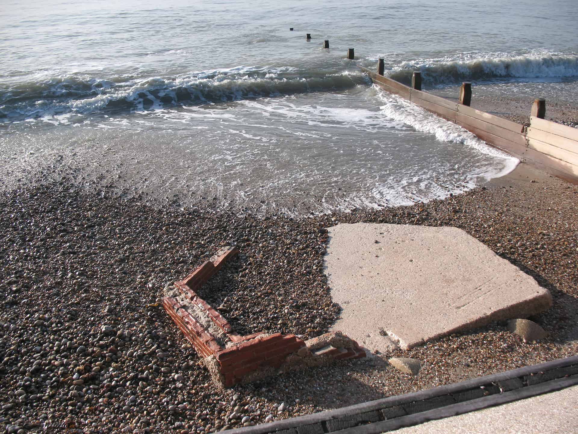 Sea on beach