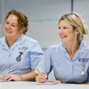 Nursing lessons at the University of Chichester