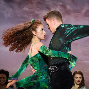 Two cast members of river dance