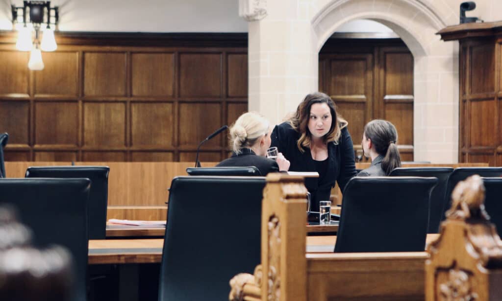 Law students at Supreme Court Moot