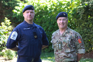 Able Seamen Scott Finch (left) And Army Reservist Lt Col David Grindel