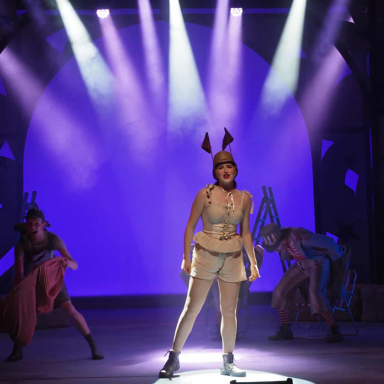 21 Musical Theatre Just So 4 a performer on stage in costume