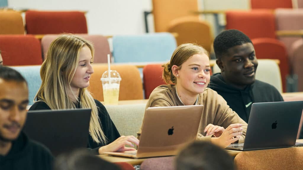 Sports students in lecture