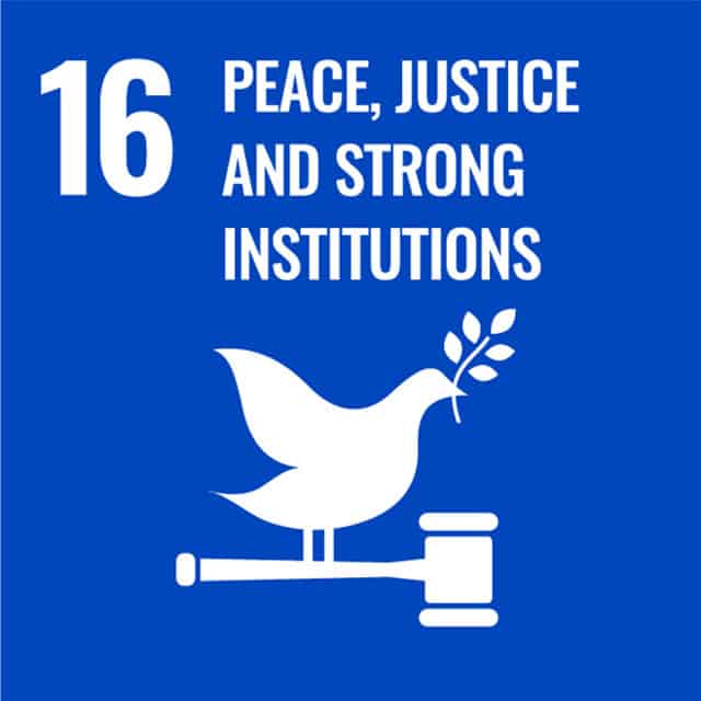 Goal 16 - Peace, Justice and Strong Institutions