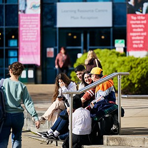 Students outside LRC