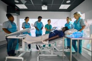 The state-of-the-art nursing simulation room at the University of Chichester