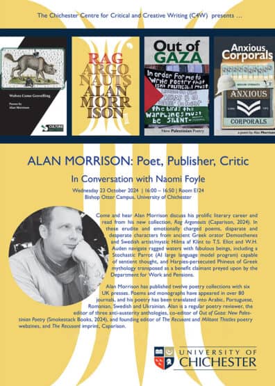 Alan Morrison Conversation Naomi Foyle Alan Morrison Conversation Naomi Foyle