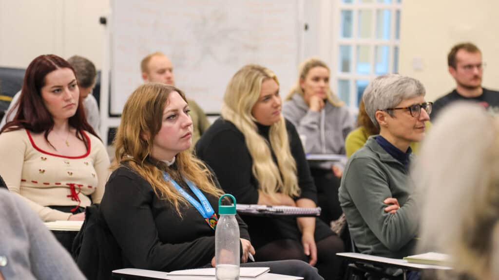 Counselling students in class