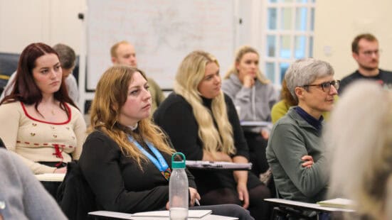 Counselling students in class