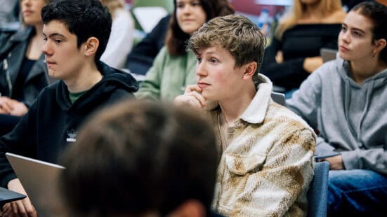 Students in class
