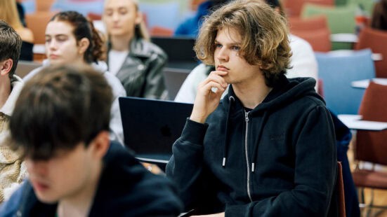 Students in a lecture