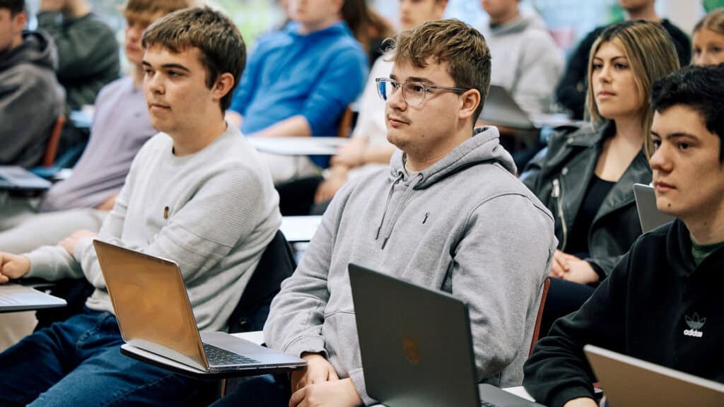 Business students in a lecture