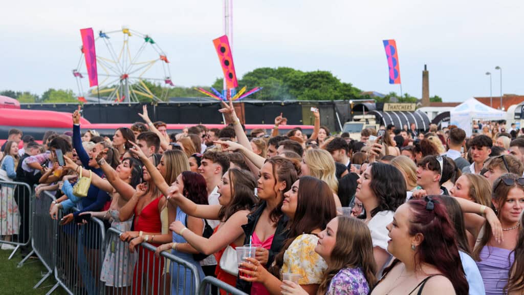 students at summer ball