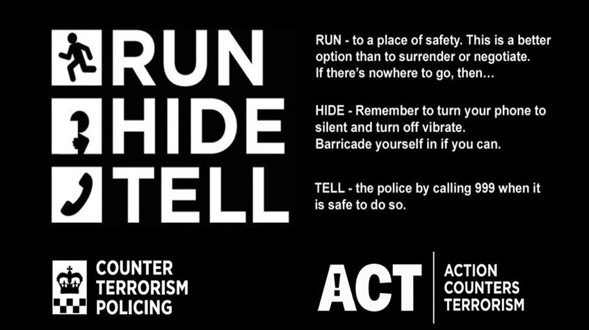 ACT Run Hide Tell