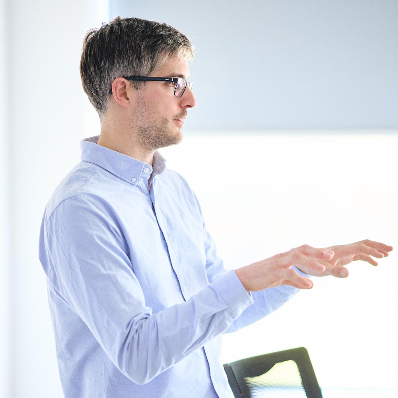 lecturer teaching data science and analytics