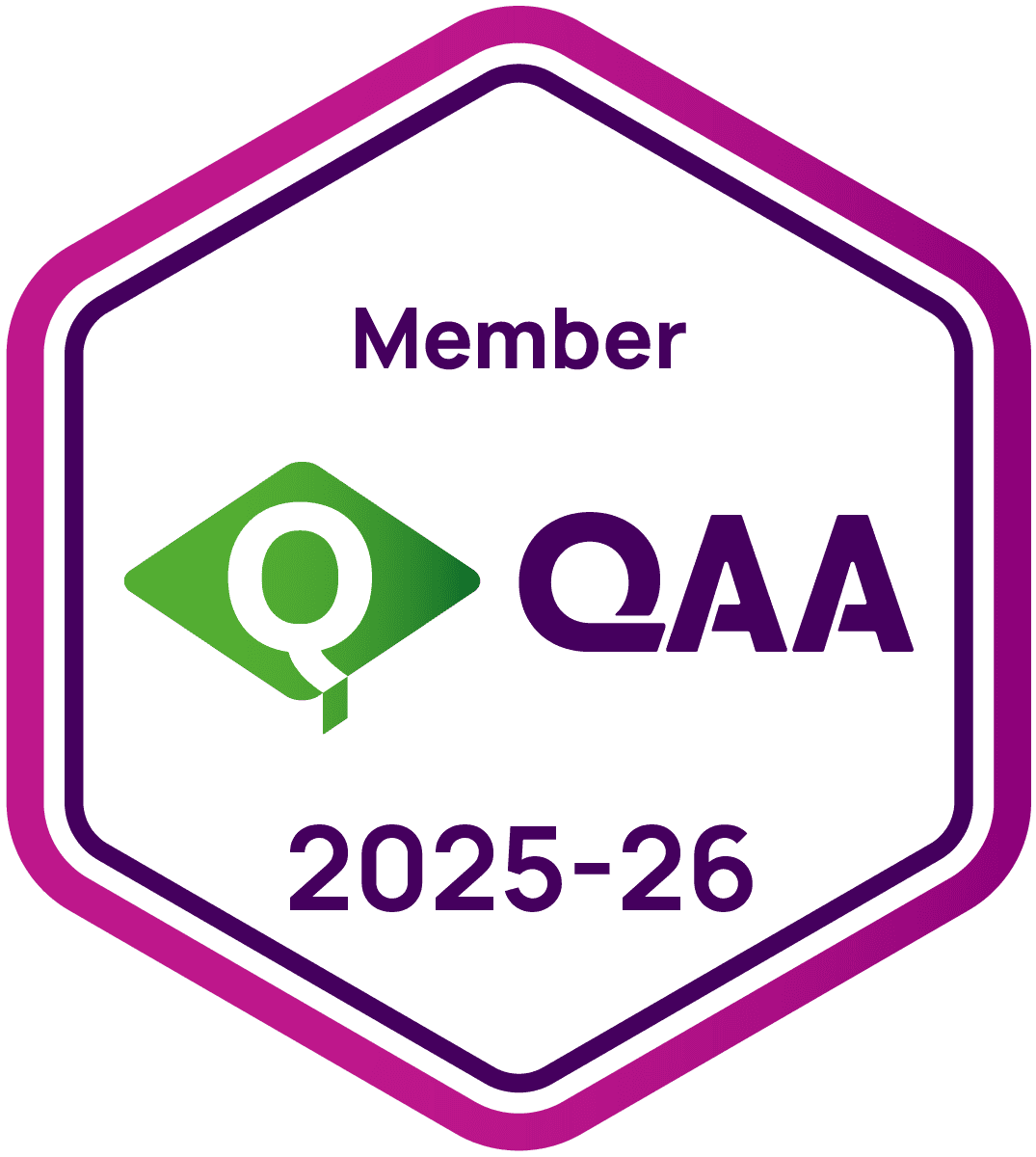 QAA UK Member Badge 2025-26
